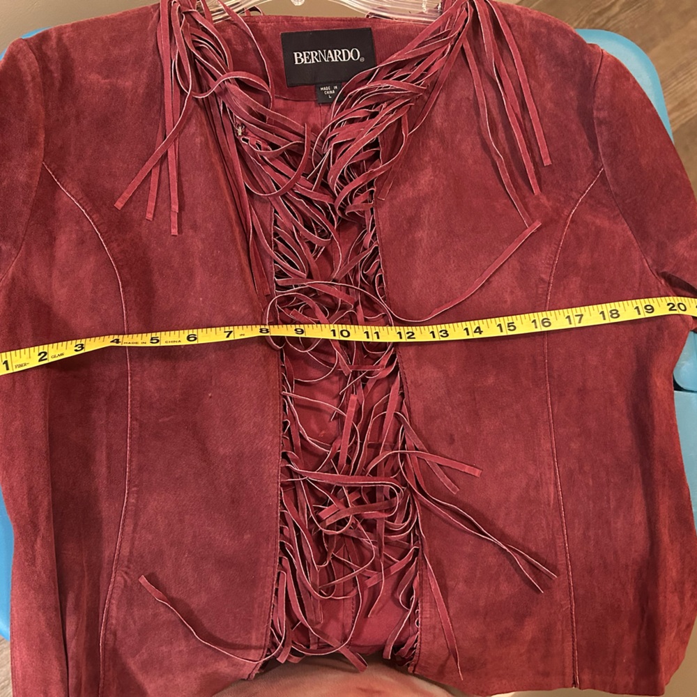 Vintage Bernardo Suede Jacket - Large - Picture 6 of 16